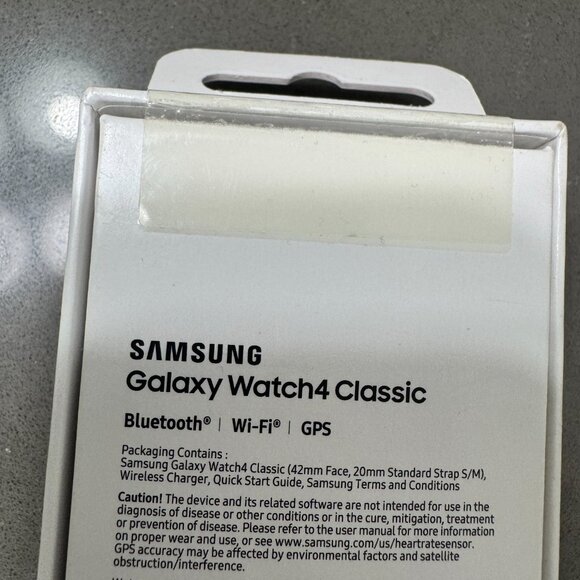 Samsung Galaxy Watch 4 Classic‎ 42mm Smartwatch GPS Bluetooth WiFi - Black NEW - Picture 8 of 8